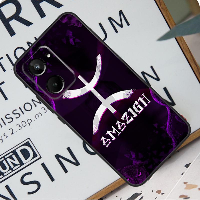 Amazigh Berber Flag For Realme 12 Pro Plus 9 10 11 GT5 C51 C31 C67 C55 C53 C35 C33 C30 C21Y C25s GT Neo 6 Case
