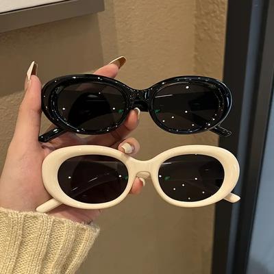 Ellipse Retro Cat Eye Fashion per donne e uomini Antiriflesso Occhiali da sole per guida Spiaggia Viaggi