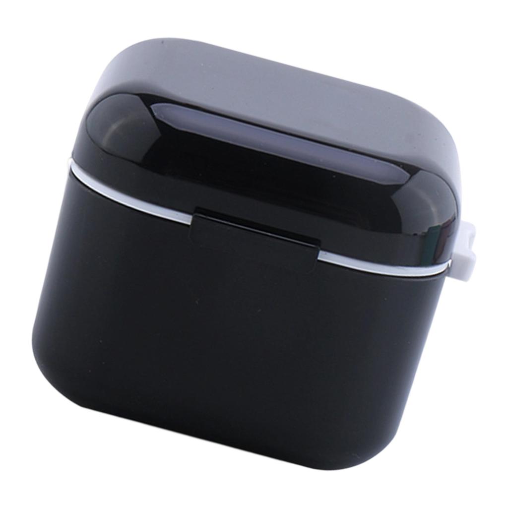 Nail Drill Bit Sanitizer Organizer Plastic Storage Case With Sealed Design For Manicure Tools