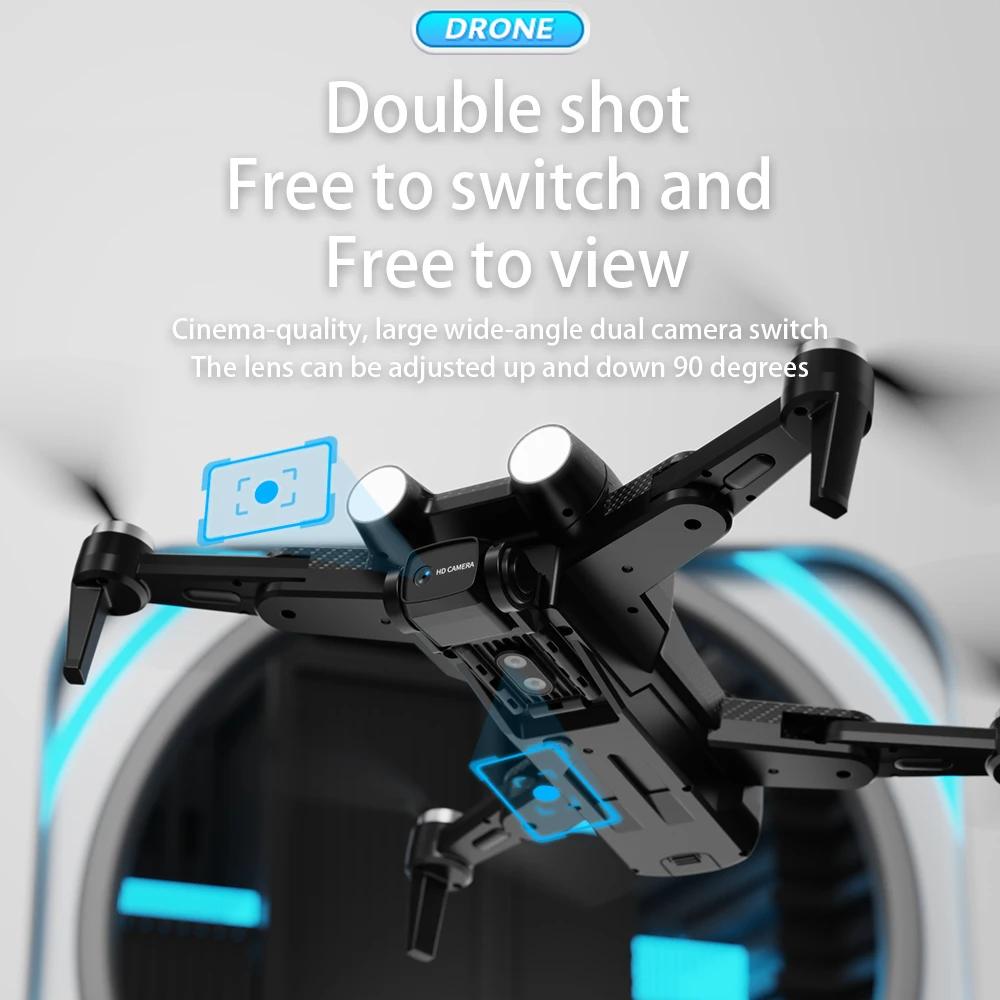 2024 New WIFI FPV Drone Wide Angle HD 4K 1080P Camera Altitude Holding RC Foldable Quadcopter Dron Helicopter Kids Toy G
