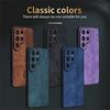 AZNS For Samsung Galaxy S25 Ultra Case Protective PU Leather Covered TPU Phone Shell