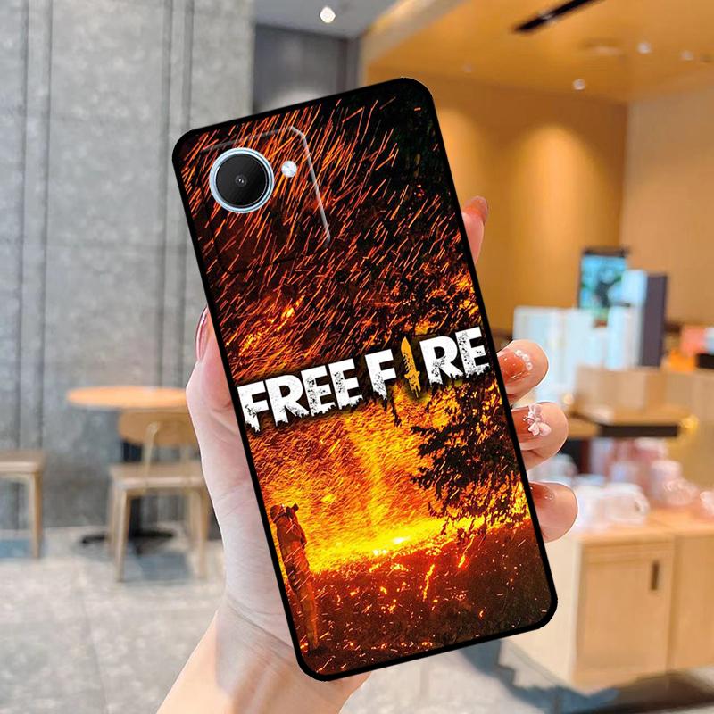 Free Fire Game Case For Realme C55 C33 C31 C35 C30 C11 C15 C25s C21Y GT Neo 5 3T 2T 8 9 10 11 Pro Plus