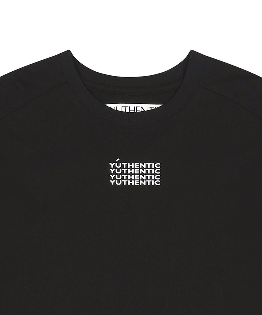 Yusentig Logo Boxy T-Shirt Black Oe3Ae10910