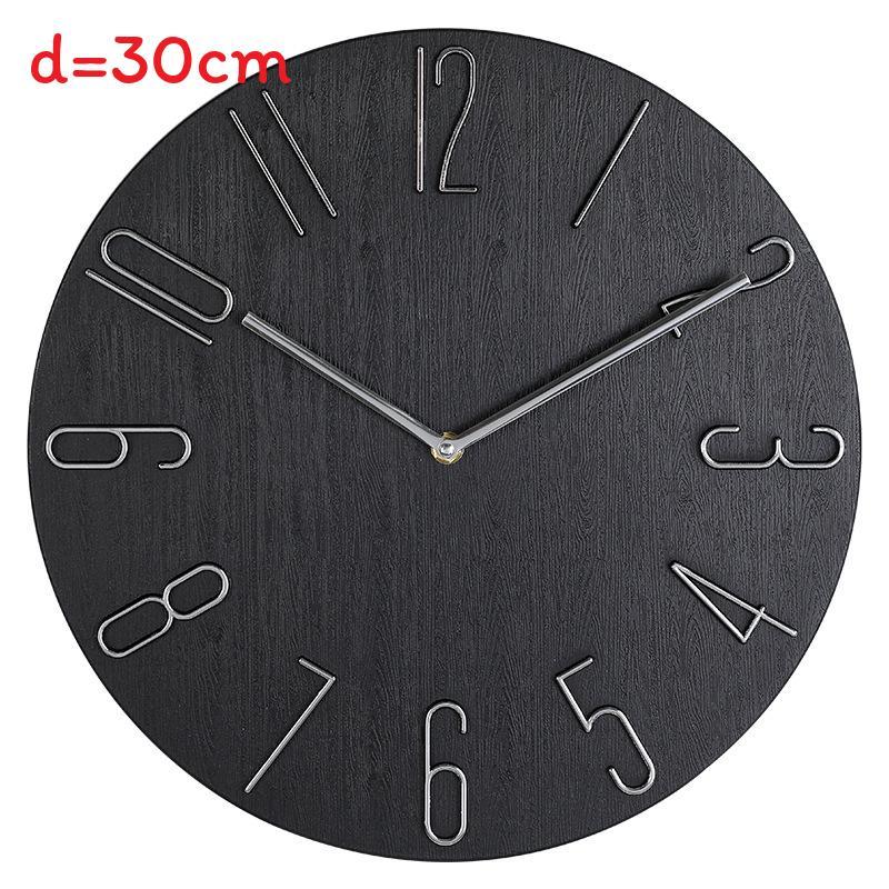 Modern Wall Clock With Silent Sweep Motion For Living Room Decor