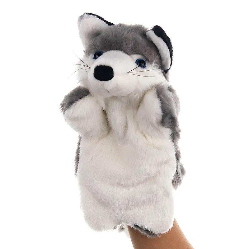25cm Animal Hand Puppet Plush Toys Baby Educational Hand Finger Puppets Animal Stuffed Doll Toy Telling Story Kids Children Gift