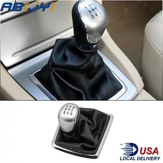 Manual 5 Speed Gear Shift Knob Gaitor Boot For Ford Focus 2009-2014