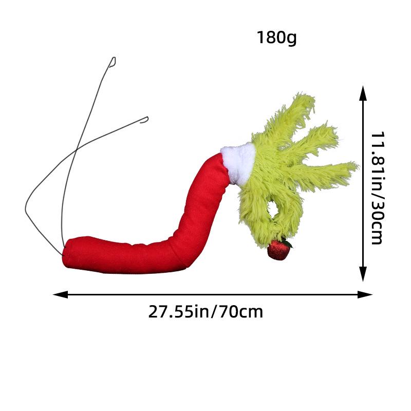 Grinch Vánoční Zelený Šašek Plyšová Hračka