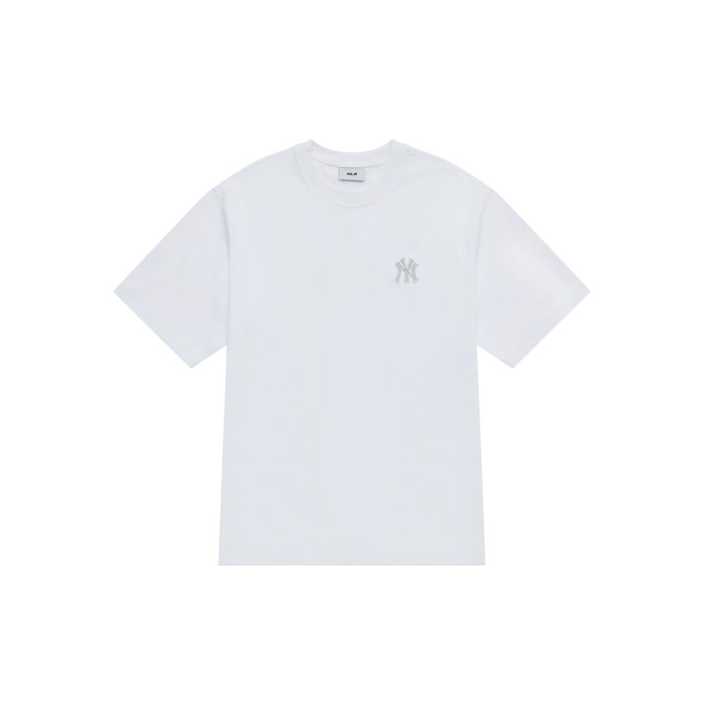New MLB New York Yankees SS25 T Shirt Unisex White 3ATST0153-50WHS