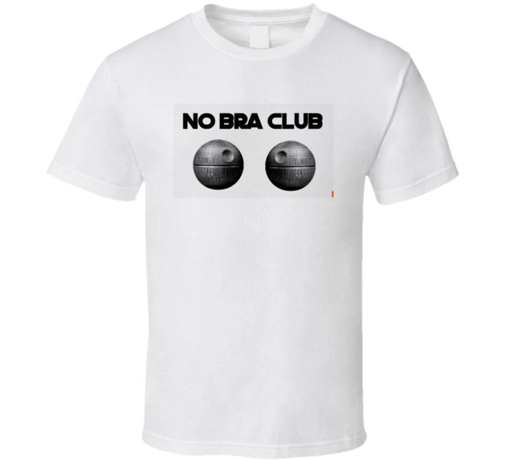 No Bra Club Funny Women Gift T Shirt L