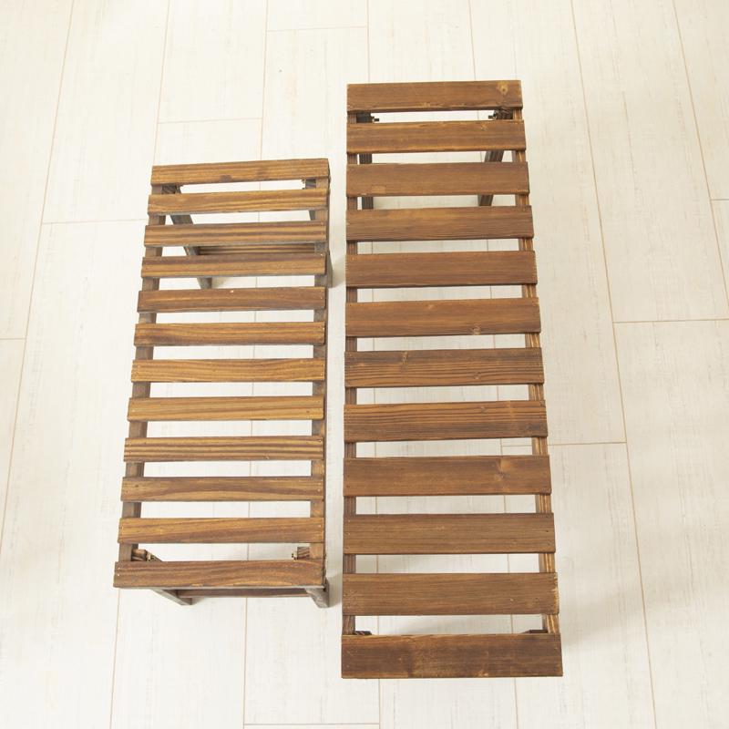 Multi-layer Solid Wood Indoor Balcony Plant Stand