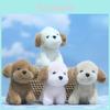 Chaveiro Adorável Fofo de Cachorro de Pelúcia Boneca Ursinho de Pelúcia Pingente de Bolsa Brinquedo Macio 12cm