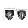 For Alfa Romeo Giulietta GT 159 147 156 Mito Brera Giulia F1 3D Metal Car Side Fender Sticker Shield Badge Emblem Logo zw5