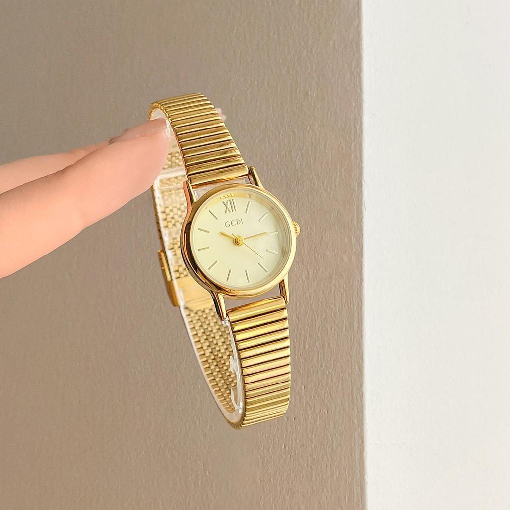 New GEDI Luxury Fashion Watch for Women Stainless Steel Bracelet, Premium Waterproof Authentic Quartz Timepiece Women's Gift