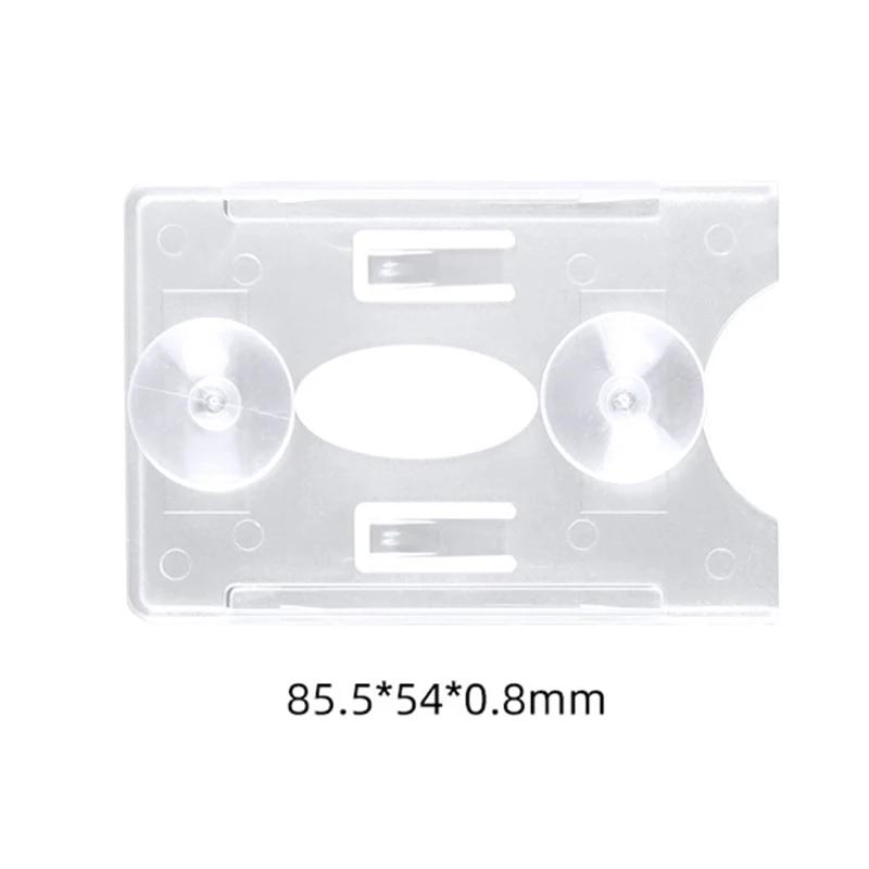 Custodia per Tessere Auto Clip per Biglietti Parcheggio Porta Tessere Auto per Vetro Parabrezza Custodia Porta Tessere Identificative Organizzazione Auto
