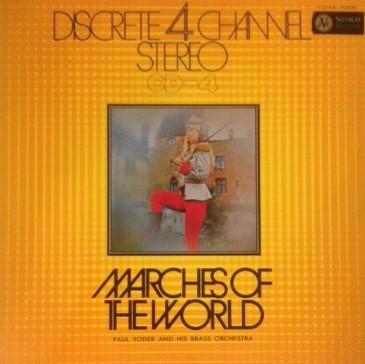 

LP Record PAUL YODER Marches of the World CD4W7005 JVC 1972 Japan Obi Military Used