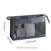 Foldable Mesh Makeup Organizer Hanging Toiletry Bag Large Capacity Wash Bag  Brushes