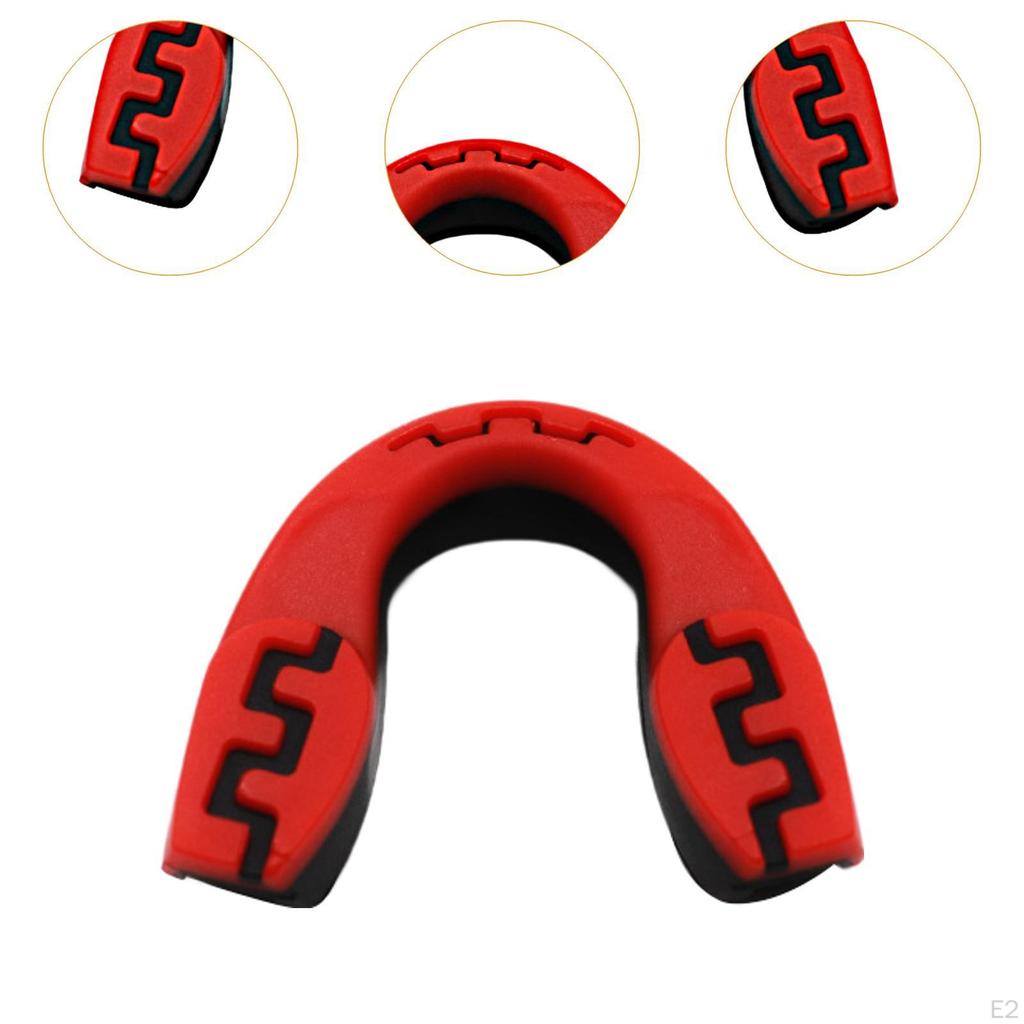 Sports Mouthguard Premium Soft EVA Mouth Guard for Hockey Sparring Taekwondo