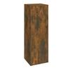 Wall Mounted TV Cabinet Smoked Oak Wood Composite