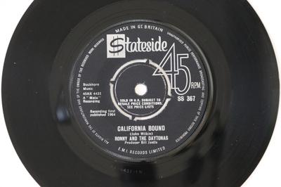 Disque 7 pouces RONNY & THE DAYTONAS - California Bound SS367 Stateside 1964 UK Rock Occasion