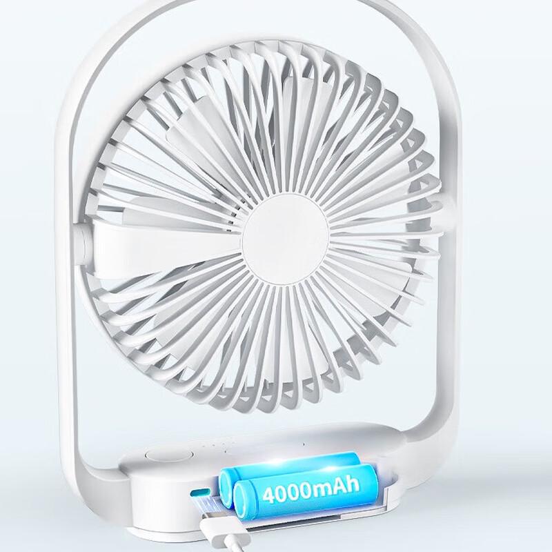 Yuanzu 6-Inch Portable Desktop Fan with Night Light