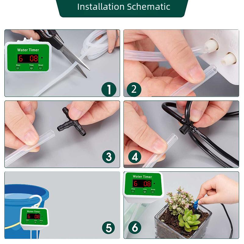 Smart Drip Irrigation Timer for Home Plants and Bonsai