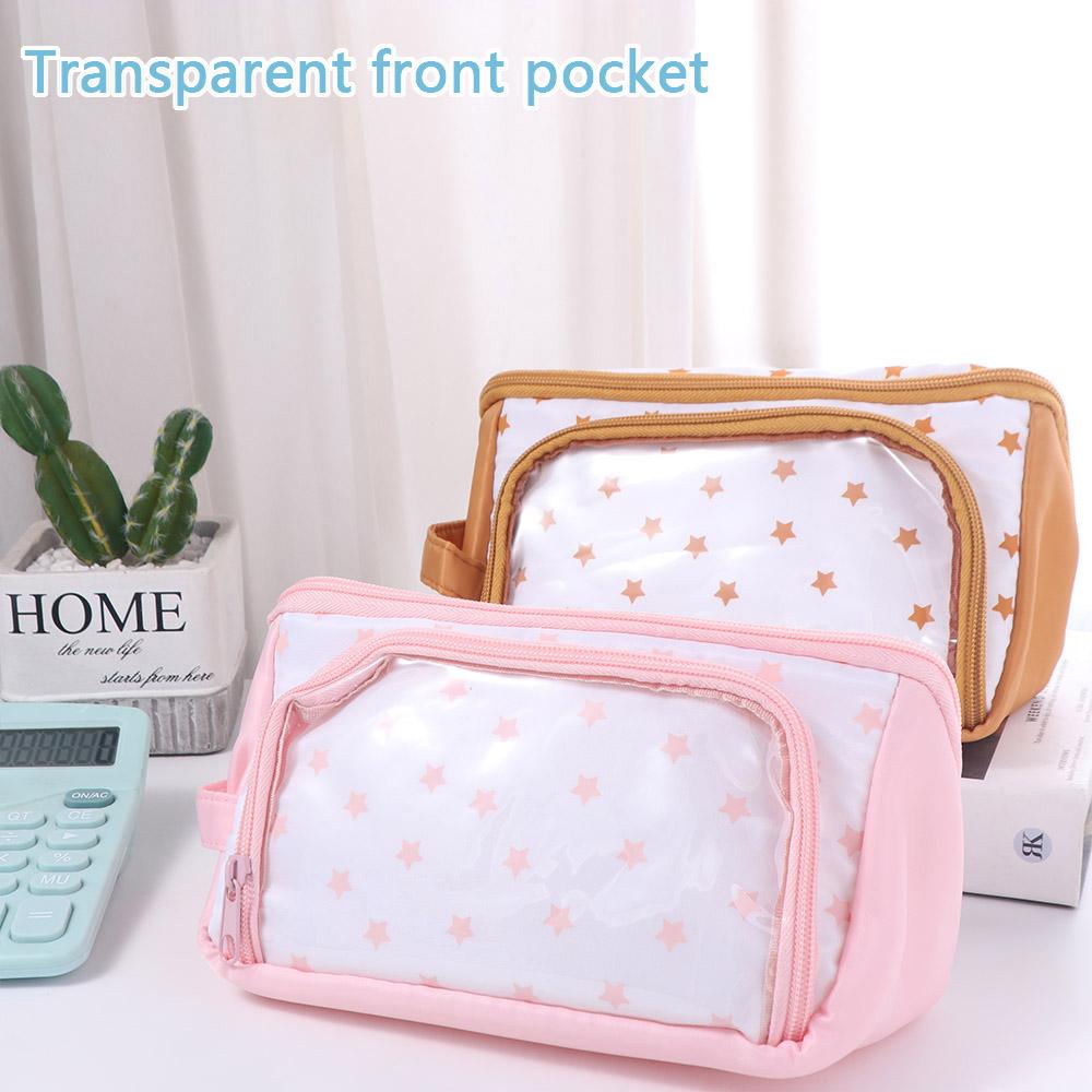 Beauty Bag Large Capacity Pencil Case Portable Cosmetic Storage Bag  Bag Back To School