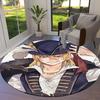 Dr. Stone Round Area Rug,Carpet Rug for Living Room Bedroom Sofa Playroom Decor,Non-slip Floor Mat5