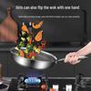 Shangheng 316L Stainless Steel Honeycomb Non-Stick Wok 32cm