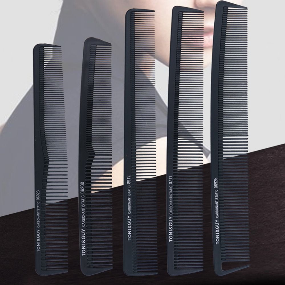 Anti-static Pro Hairdressing Combs Black Hair Cutting Comb Straight Hair Brushes