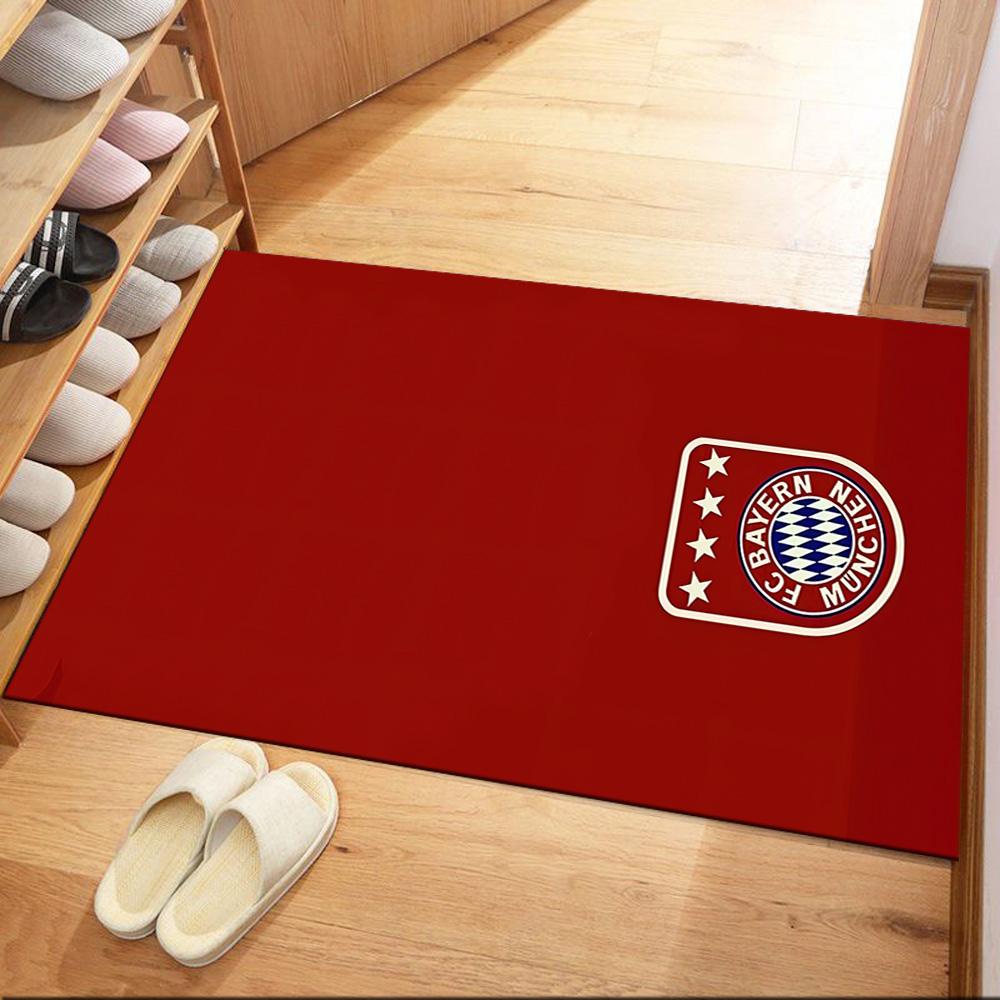 Bayern Munich Floor Mat Perfect for Living Rooms Entryway Foyer Playrooms Antislip Carpet Decorate Offices Wedding Party Gift
