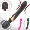 Kraftig Dildoer Vibrator Dobbel motor silikon stor størrelse Wand G-Spot Massasjer Sexleketøy For Par Klitoris Stimulator for Voksne