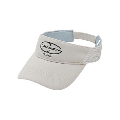Men's Sun Visor (Cardboard Knit, Adjustable Size) / Golf Hat / C25191111 1020_Gray FR