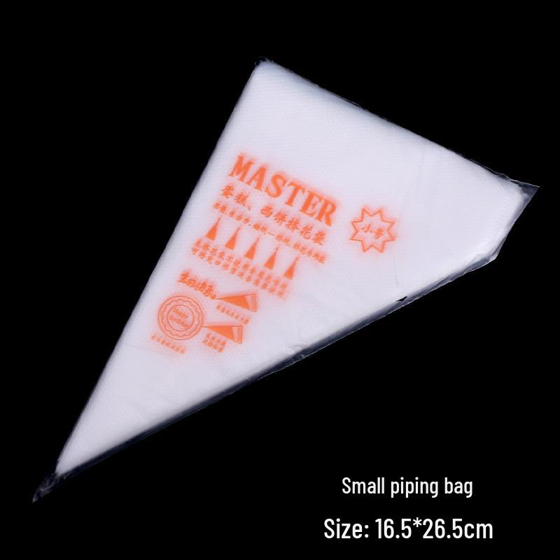 100 утолщенных прозрачных кондитерских мешков для украшения тортов