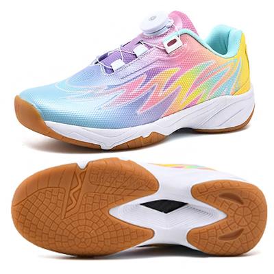 Zapatos de Bádminton Nuevos para Niños Niñas Niños Zapatos de Tenis de Mesa Transpirables Antideslizantes Zapatillas de Bádminton Zapatos Deportivos de Interior