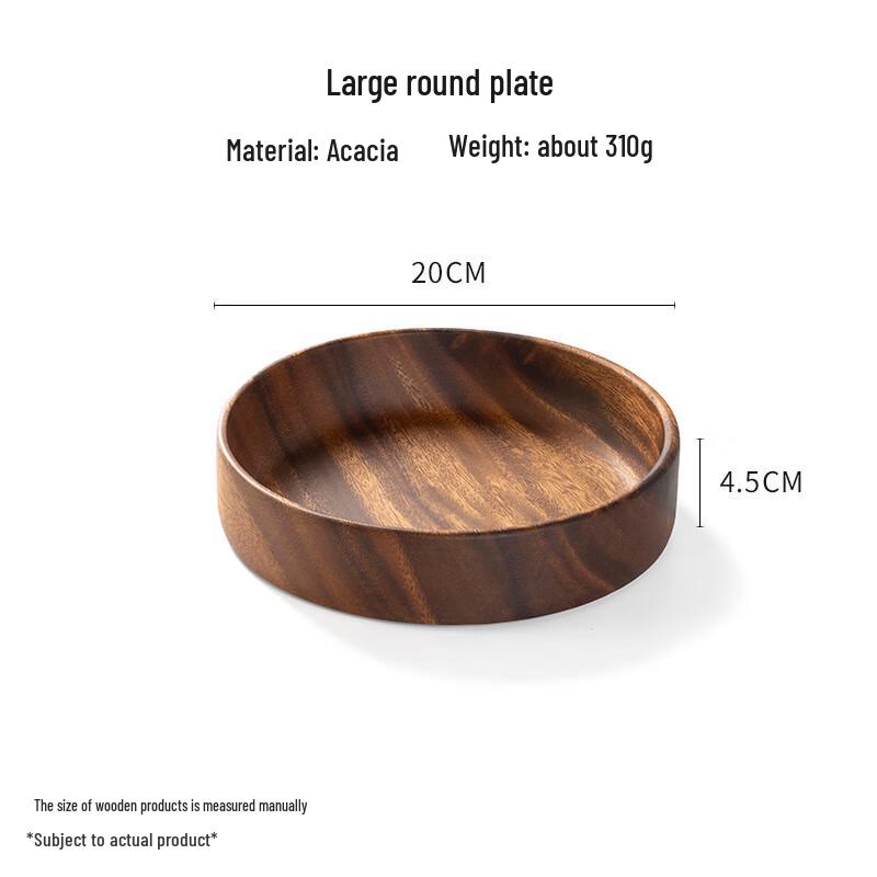 Walnut Wood Fruit & Snack Plate