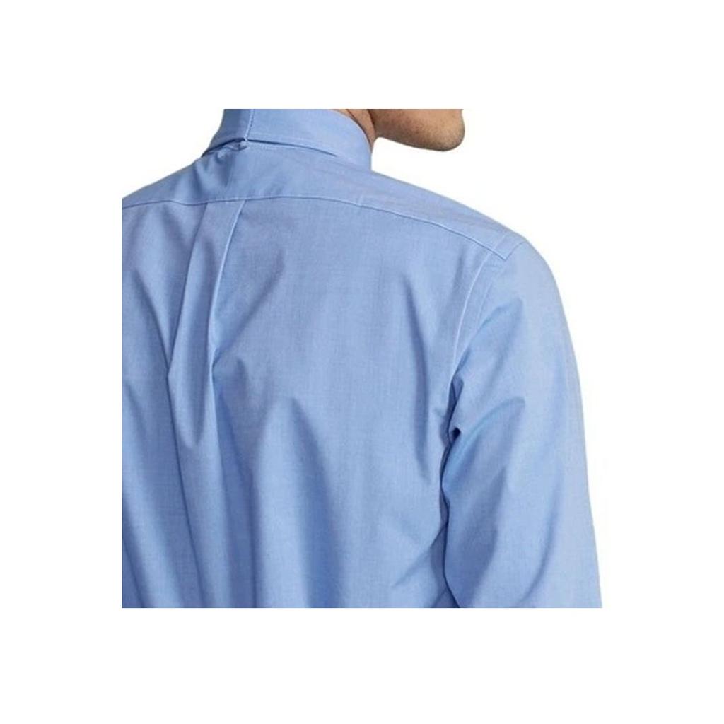 Polo Ralph Lauren Jednolite logo Polo Koszula z długim rękawem Męskie koszule Niebieski MNPOWOV16822602-400