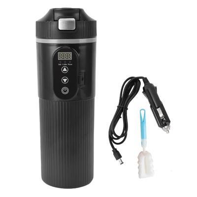 Stainless Steel Electric Kettle 500ml For Vehicle With LED Display And Automatic Shut Off
