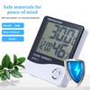 LCD Display Digital Temperature Humidity Meter 3 Button Control Home Weather Station  Home Use