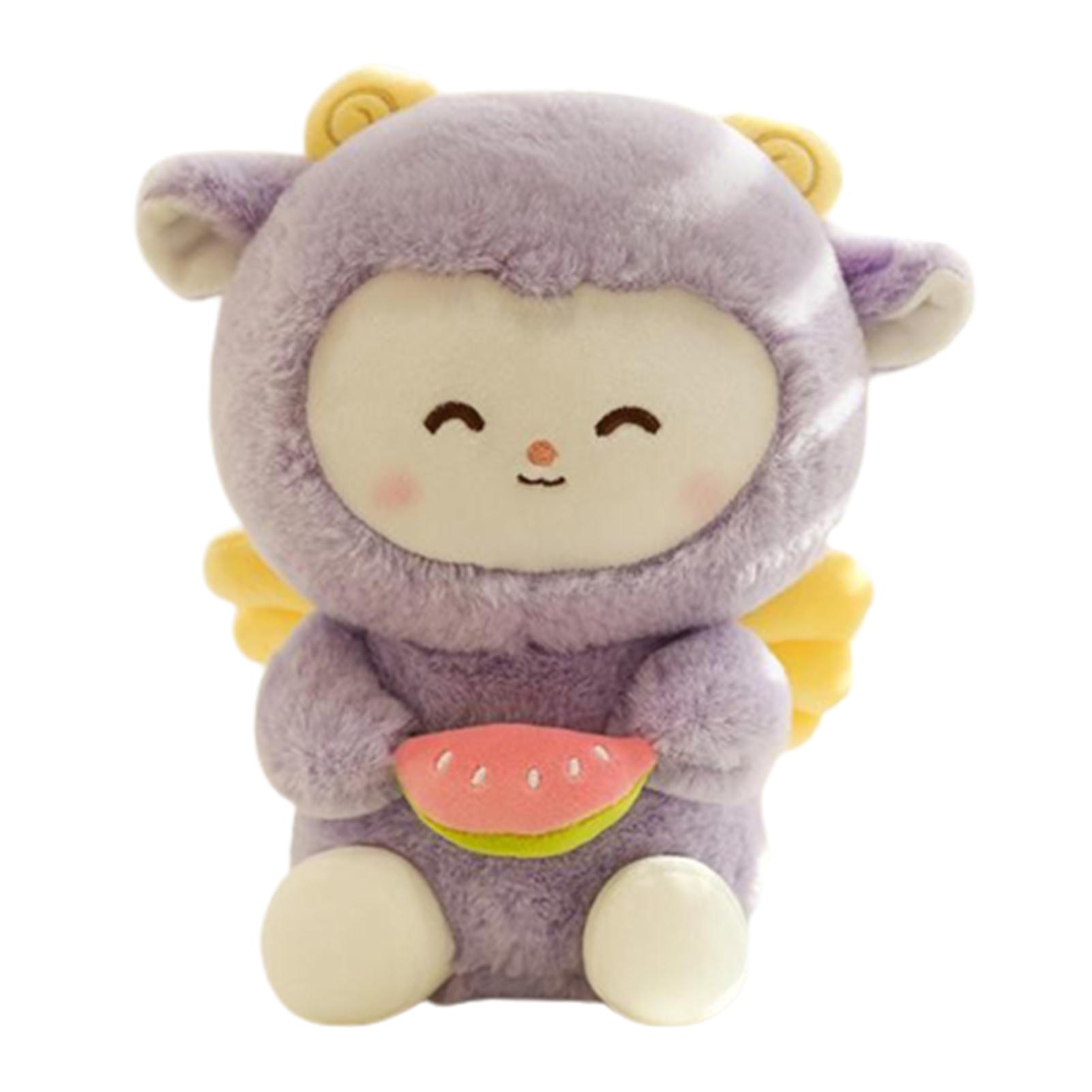 

Newborn Baby Plush Stuffed Toys Cartoon Sheep Early Educational Toy Gift For Kid 23cm фіолетовий