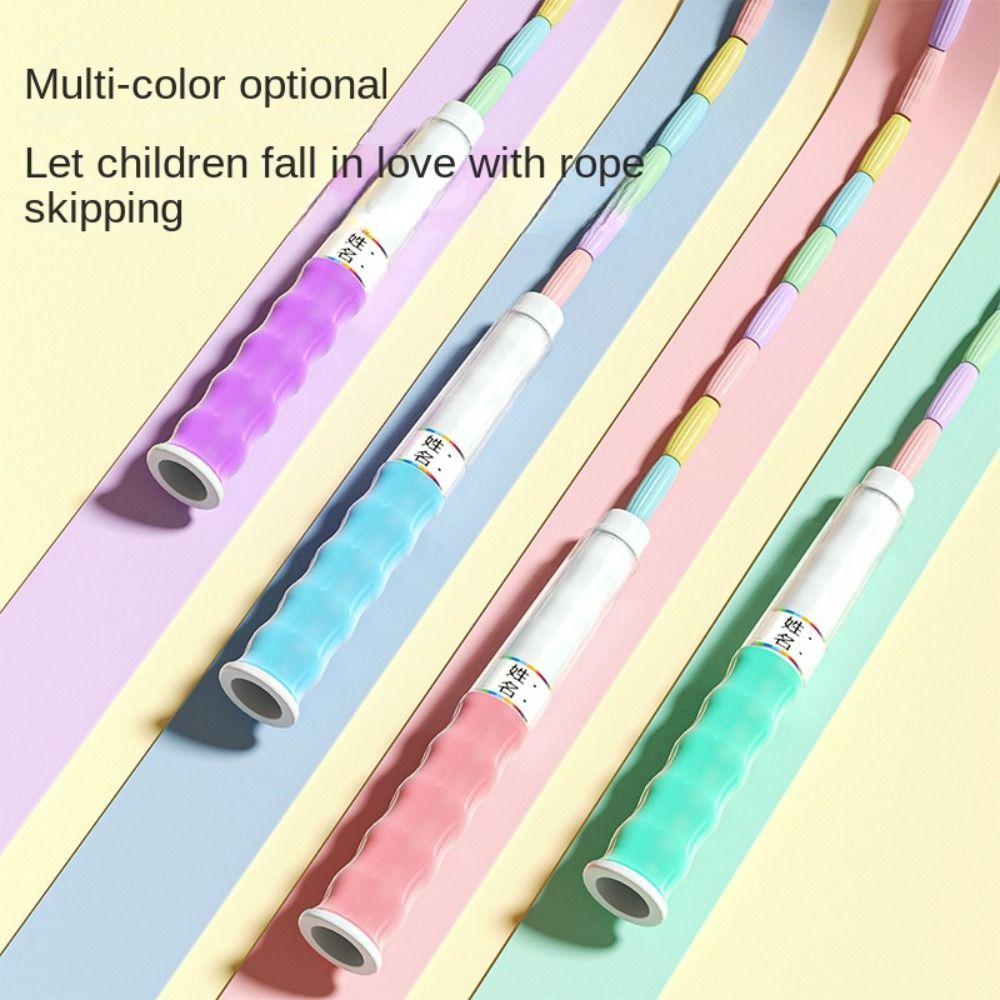 Anti-Skid Soft Bead Skipping Rope Bamboo Joint Sports Rope  Bodybuilding