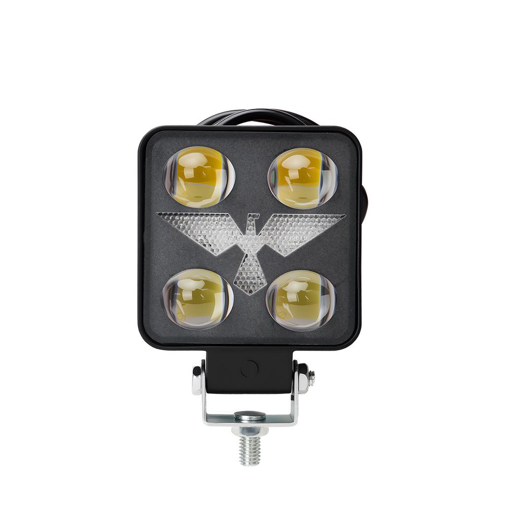 LED Work Light 30W Car Headlight Spotlight Dual Color Flash 12V 24V DRL Daytime Driving Light for Truck Off-road SUV UTV ATV