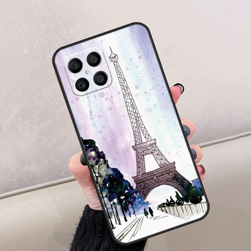 Paris Eiffel Tower France For Honor Magic 7 Lite 5 6 8 Pro Case For Honor Win RT X9d X9b X9a X9c X8c X8b 200 400 70 90