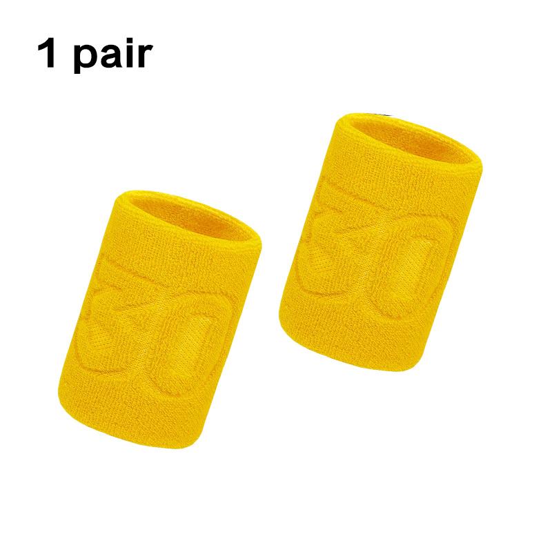 1 Pair Cotton Elastic Wristband Support Basketball Wrist Brace Wraps Men Kids Gym Fitness Powerlifting Tennis Sweat Absorption 1