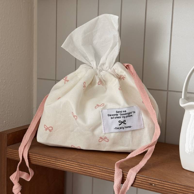 Cotton Butterfly Bow Tissue Box With Portable Design For Home And Office Use