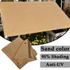 90-95% Shading Outdoor Awning Sand Color Sunshade Net Anti-UV Pergola Sun Canopy Terrace Balcony Privacy Fence Cover