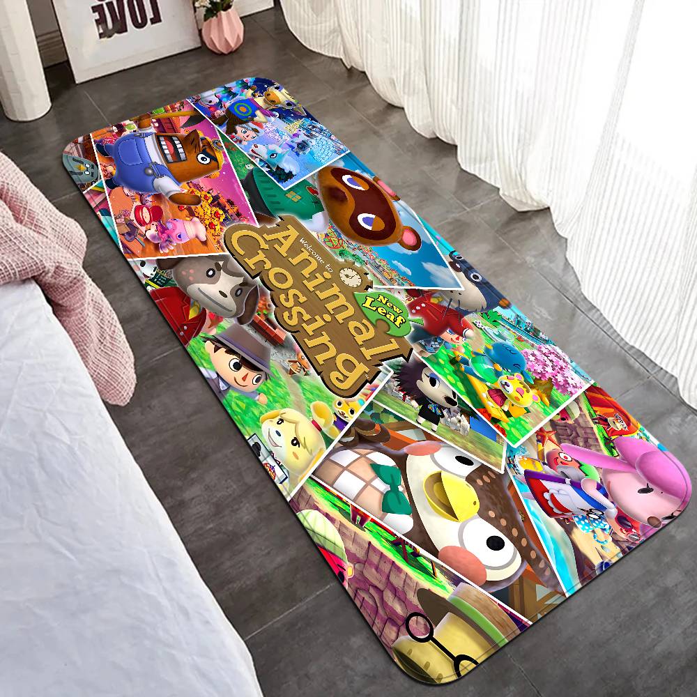 A-Animal Classic C-Crossing Game Door Mat Washable Non-Slip Living Room Sofa Chairs Area Mat Kitchen Doormat Area Rug