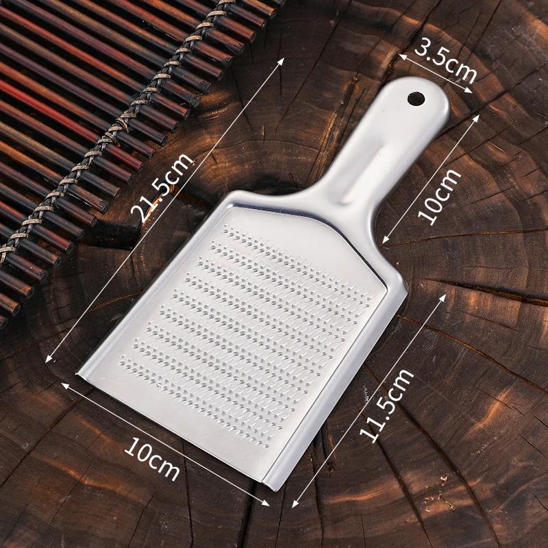 Silver Ginger Grater Wasabi Grater Crusher Stainless Steel Garlic Grinder Kitchen Fruit Root Vegetables Ginger Grinding Tool