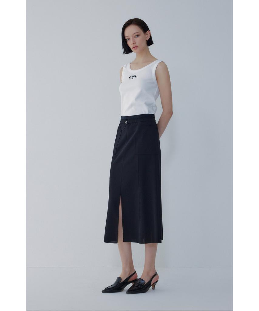 Bobeu Summer Straight Skirt_Black 7156235002