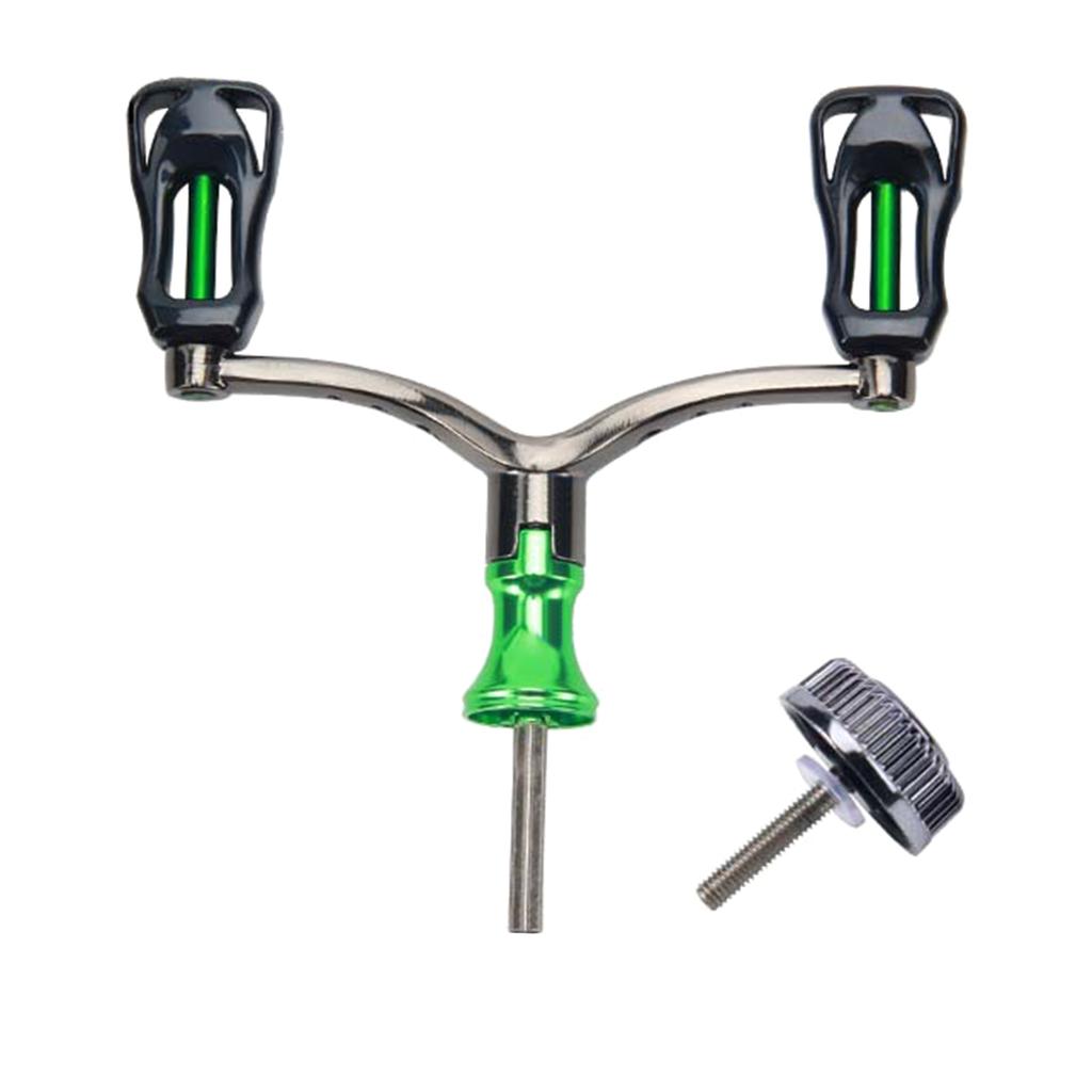Fishing Reel Handle Rocker Arm Grip Fishing Wheel Grip Spinning Wheel Fish Wheel Double Shake Handle Fishing Accessory