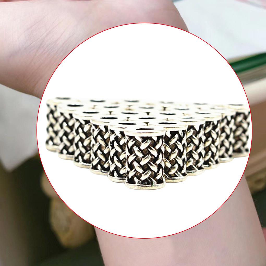 5pcs Vintage Style Beard Hair Beads Bracelet Pendant Necklace DIY Beads Jewelry Craft Accessory